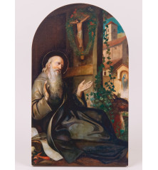 Fotoreprodukce oltářního obrazu sv. Jiljí 11x19 cm